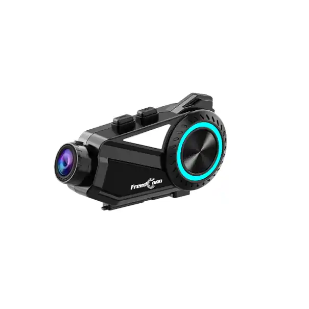Cel mai vândut Cască interfon Bluetooth cu cameră 1440p Mâini libere Căști fără fir pentru cască de motocicletă