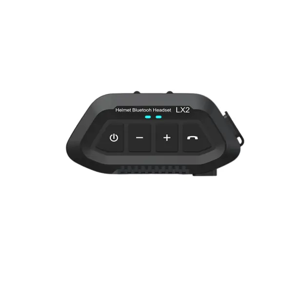 Căști Bluetooth pentru motocicletă LX2 cu microfon discret, IP67, autonomie baterie 12 h, buton de control pentru căști integrale fără interfon Ieftin
