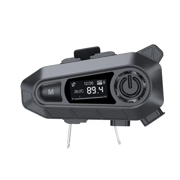 Căști pentru motocicletă A1 cu afișaj BT 5.3, microfon rigid, radio FM, IPX6, 1000 mAh, volum tactil, autonomie baterie de până la 48 de ore, pentru căști deschise Cel mai bun preț