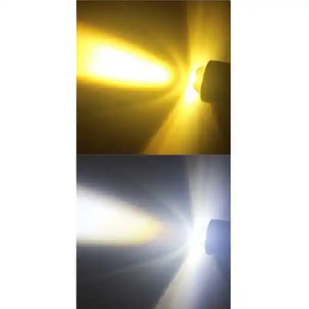 Cumpără acum Far pentru motocicletă, reflector LED din aluminiu BA20d, 10000 lm, 70 x 30 mm, lumină frontală puternică pentru motociclete, scutere, ATV-uri