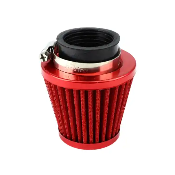 Filtru de aer pentru motocicletă cu tub de 38 mm Înălțime 8 cm Filtru sportiv universal pentru motociclete Scutere ATV Quad Piese de schimb Reducere