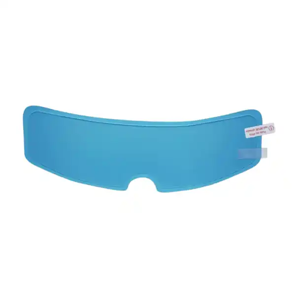 Reducere Folie transparentă pentru cască 24,5x6,6 cm Autocolant de protecție împotriva ploii Echipament pentru motociclete Accesoriu de siguranță Protecție de lungă durată