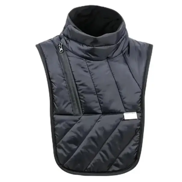 Lichidare de stoc Fular de motocicletă de iarnă 36 x 36 x 8 cm Fular din bumbac rezistent la vânt călduros pentru motocicletă gri închis protecție pentru gât sub cască