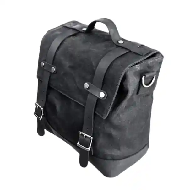 Geantă laterală pentru motocicletă impermeabilă 40 × 15 × 30 cm geantă neagră pentru motocicletă fără curele bagaj lateral Lichidare de stoc