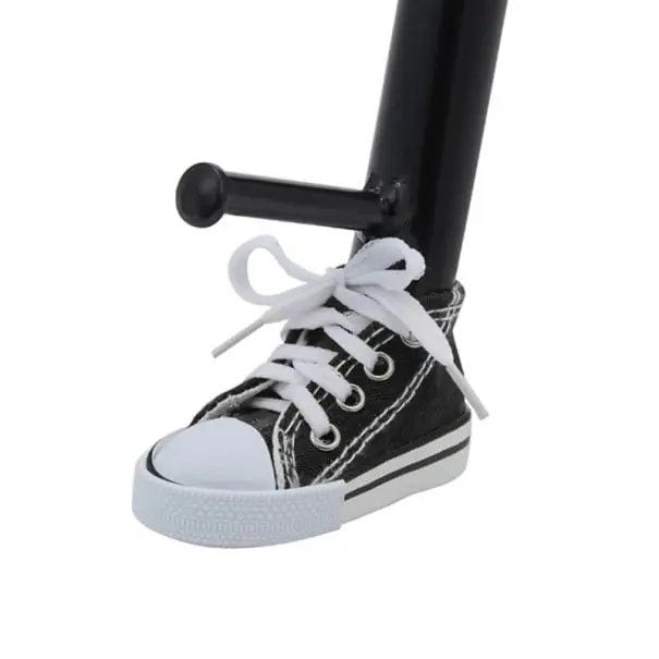 Culoare decorativă pentru capacul lateral al suportului de motocicletă 7,5 cm Mini botă cu șireturi Accesoriu de protecție și decorare distractivă pentru motocicletă Comandă acum