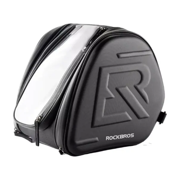 Geantă motocicletă deasupra rezervorului 14 l 28 × 25,5 × 27 cm neagră geantă de călătorie compactă pentru scuter și motocicletă pentru depozitarea lucrurilor Premium