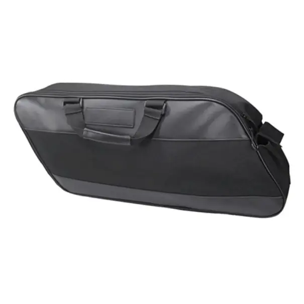 Cumpărături sigure Geantă sub șa pentru motocicletă capacitate mare cca 51 × 13,7 × 24 × 52,5 cm geantă de depozitare neagră pentru motocicletă pentru călătorii