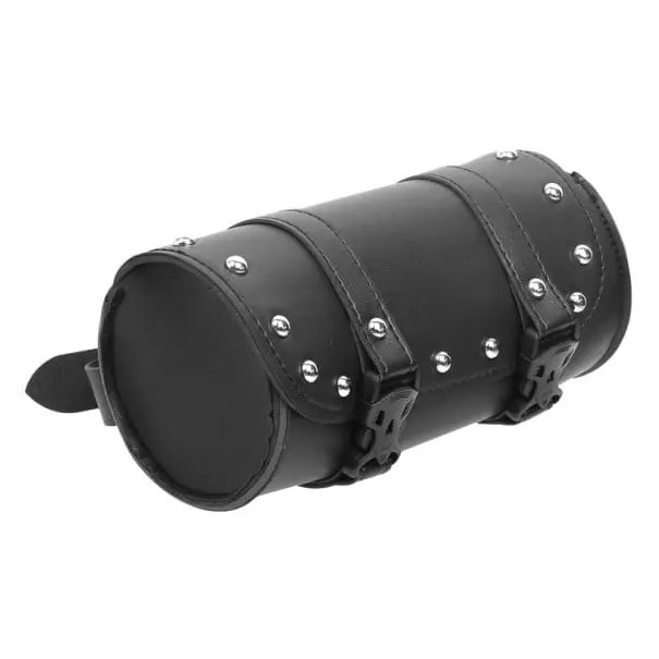 Geantă universală pentru furcă de motocicletă 21x10x10 cm, impermeabilă, din piele sintetică, pentru șa de scule, Harley Honda Yamaha Softail Promoție