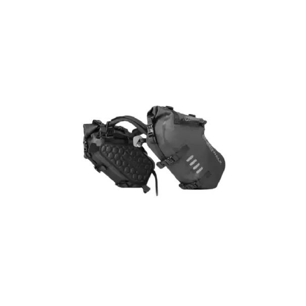 Genți laterale pentru motocicletă 37 x 11 x 21 cm Rhinowalk impermeabile 18L genți universale din poliester negre pentru călătorii cu motocicleta Discount