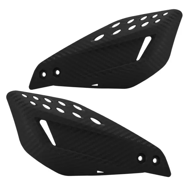 Cumpărături sigure Chránițe universale din carbon pentru mâini 22 mm Motocross Enduro ATV Dirt Bike Opritoare pentru mânere împotriva vântului și ploii cu ventilație
