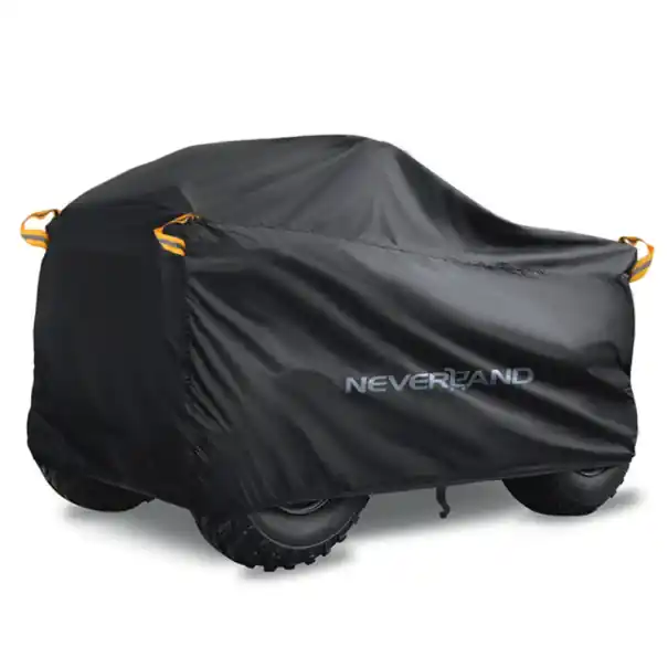 Premium Husă ATV-uri impermeabilă 220 x 98 x 106 cm Ploaie praf Protecție UV Husă de exterior Prelată cu tiv elastic