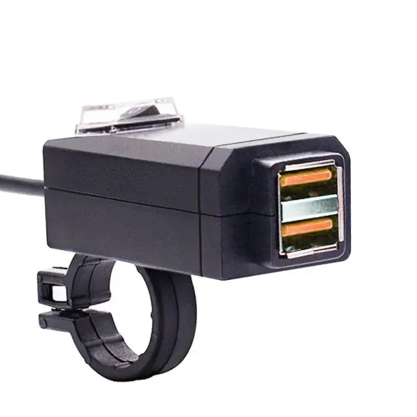 Încărcător dual pentru motocicletă USB A1816 Preferatul clienților