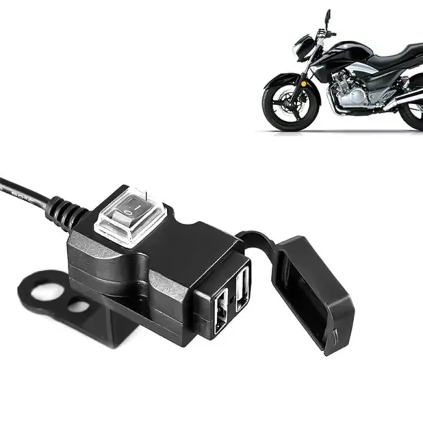 Încărcător dual pentru motocicletă USB A1852 Cel mai vândut