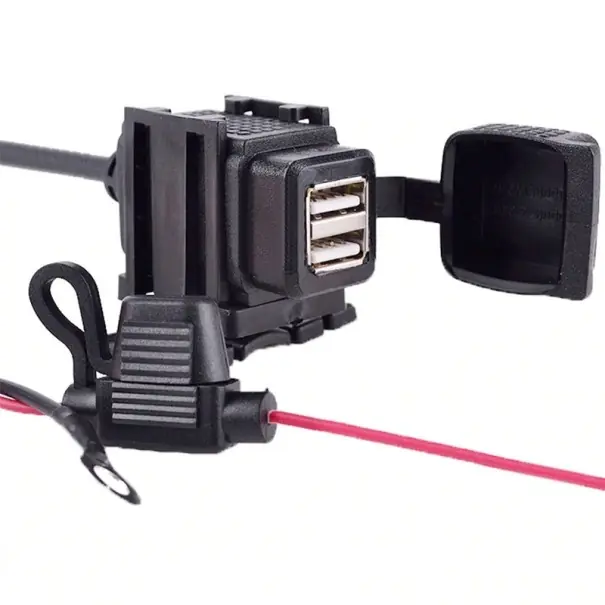 Expediere rapidă Încărcător dual pentru motocicletă USB A2285