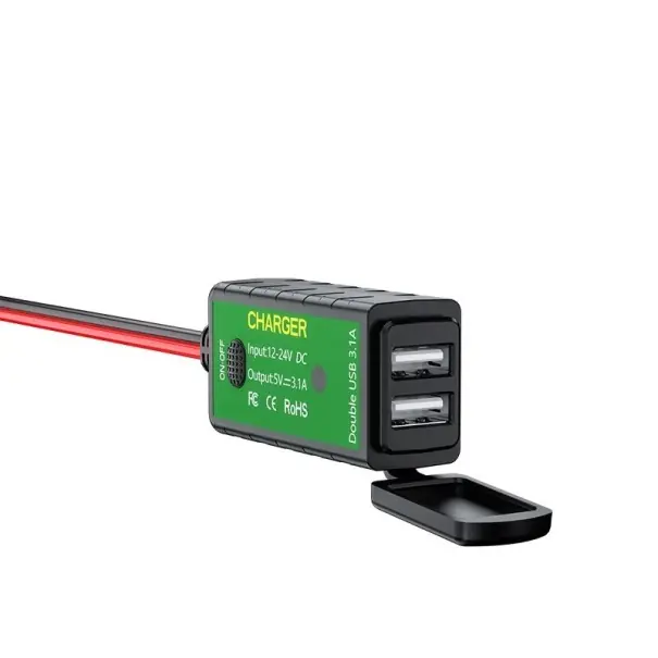 Incarcator dual USB pentru motocicleta N53 Calitate înaltă