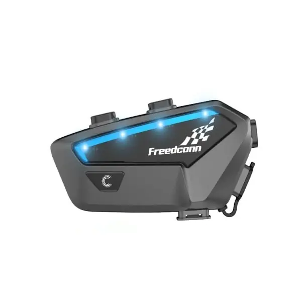 Interfon Bluetooth FreedConn FX pentru cască cu cip Qualcomm BT 5.0 IP67 Sunet de înaltă rezoluție 1500 m Partajare muzică Reducere zgomot Durată de viață a bateriei de 30 de ore Comandă acum
