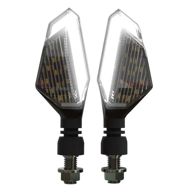 Disponibil imediat Lămpi de semnalizare LED pentru motociclete 2 buc N49