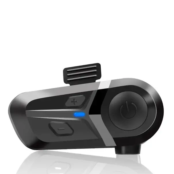 Ofertă exclusivă Interfon pentru motocicletă L1 cu microfon fix, Bluetooth 5.3 IP67, USB-C, autonomie baterie 15 h, control vocal pentru căști deschise și rabatabile