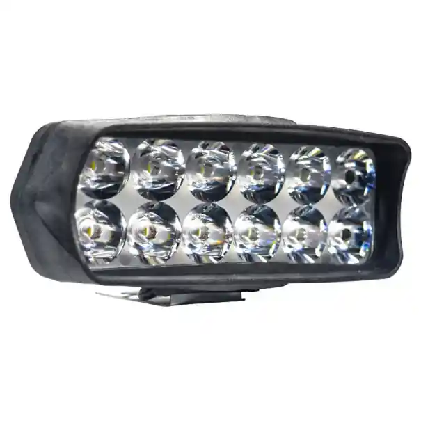 Disponibil imediat Lampă far externă pentru motocicletă 18W 12 LED 12 x 5,5 x 5 cm plastic ABS 12V 1800 lm Lumină suplimentară pentru motocicletă, scuter, iluminare LED off-road