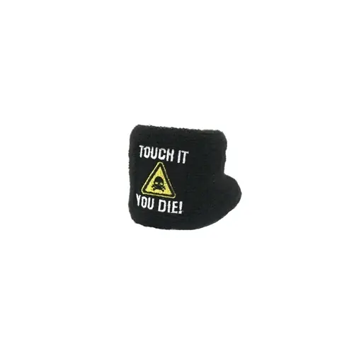 Livrare gratuită Návlek universal din bumbac pentru rezervorul de lichid de frână al motocicletei 7x7 cm negru cu motivul „nu atinge” trei variante diferite