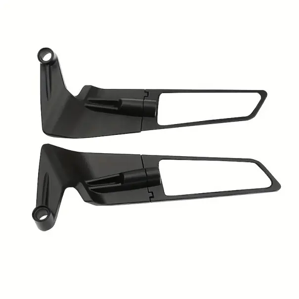 Oglinzi retrovizoare pentru motocicletă cu sticlă albastră sau albă, cu suport pivotant de 22 mm, design ascuns, lungime 235 mm Vezi acum