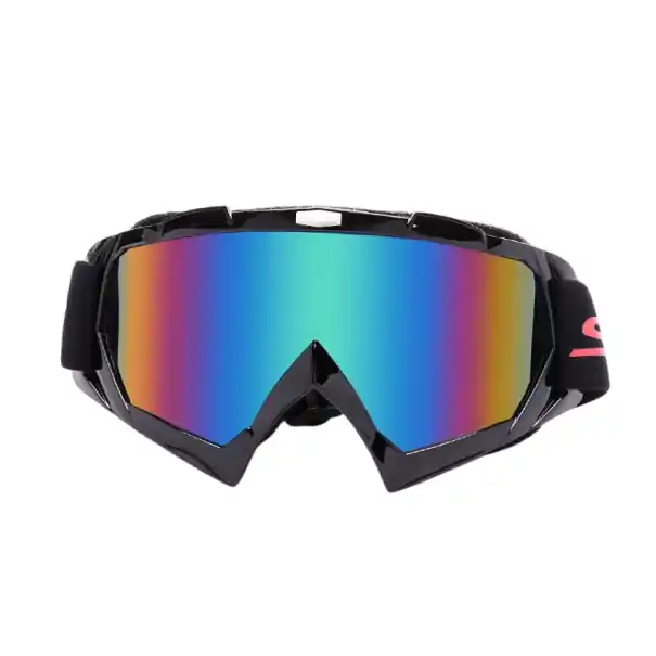 Premium Ochelari de protecție negri pentru motocicletă cu sticlă colorată Ochelari de motocicletă eleganți Rezistivi la vânt Confortabili de purtat Design durabil