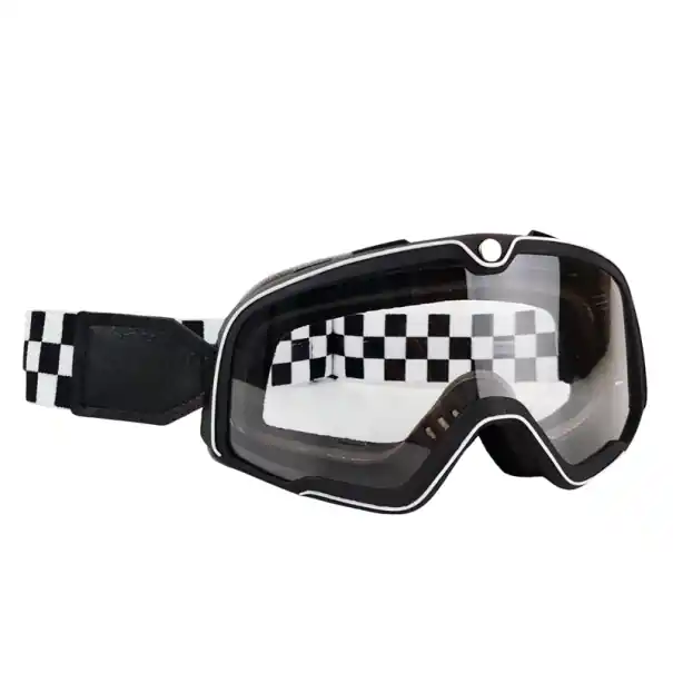 Ochelari de protecție pentru motocicletă cu filtru UV transparent din sticlă PC 20 x 9 cm Ochelari de motocicletă împotriva vântului și prafului Protecție a ochilor în timpul mersului Ofertă