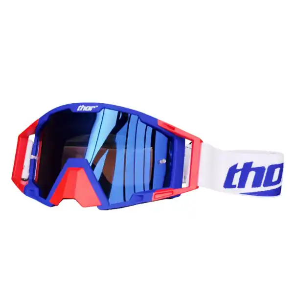 Nu rata Ochelari de protecție pentru motocicletă cu sticlă albastră 21 x 11 cm Ochelari de motocicletă cu filtru UV Ochelari sport rezistenți pentru cască împotriva vântului
