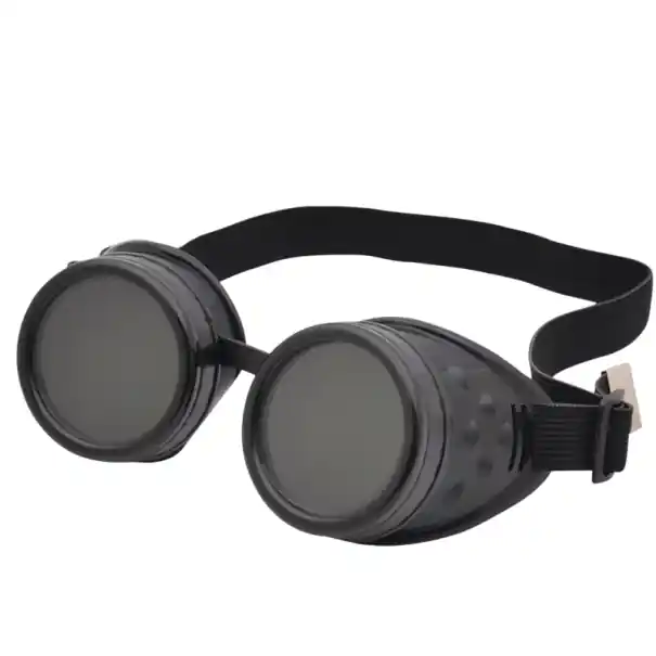 Plată sigură Ochelari de protecție pentru motocicletă Steampunk Ochelari de protecție retro cu detalii metalice Curea reglabilă Accesoriu elegant pentru motocicletă și cosplay