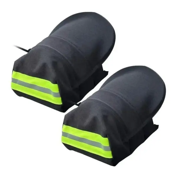 Preț mic Mănuși de ghidon pentru motocicletă, impermeabile, rezistente la vânt, 24x14 cm, protecție reflectorizantă, pentru ghidon, scutere, ATV-uri, snowmobile