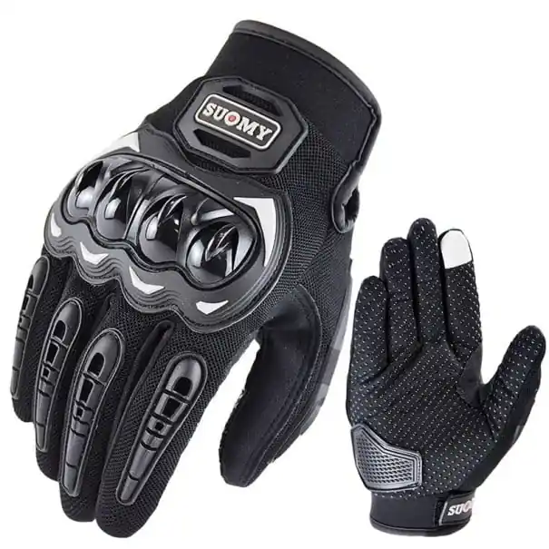 Mănuși de motocicletă de curse cu degete întregi, respirabile, unisex, antiderapante, design elegant, durabile și purtabile. Super ofertă