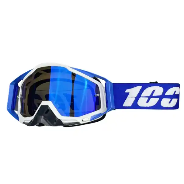 Ochelari motocross 20 x 11 cm cu sticlă albastră și filtru UV Ochelari sport respirabili albaștri pentru motociclete și ATV-uri Ofertă limitată