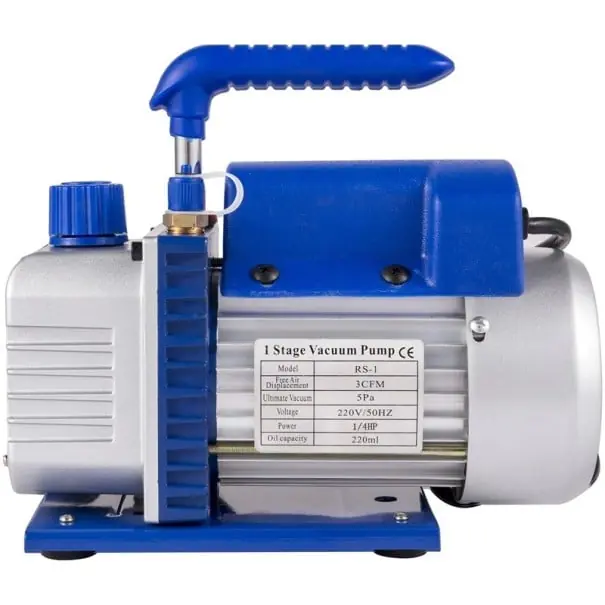 Vezi acum Pompa de vid pentru răcire 71 l cu sistem de ulei de 220 ml, design compact pentru service-ul sistemelor de răcire și climatizare
