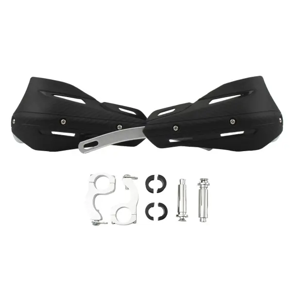 Lichidare de stoc Protecții universale pentru mâini la ghidonul motocicletei 22–28 mm, scuturi colorate rigide cu întărire metalică, protecție împotriva vântului și impactului