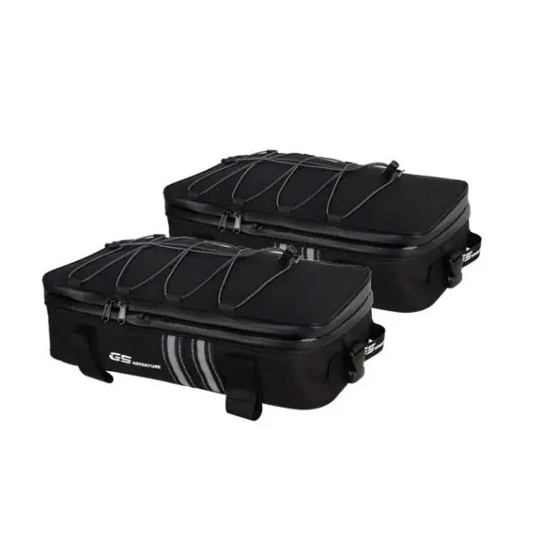 Set de 2 genți impermeabile pentru portbagaj 43×23,5×12 cm, bagaje superioare și laterale pentru portbagajul motocicletei BMW, genți de șa pentru călătorie Calitate înaltă