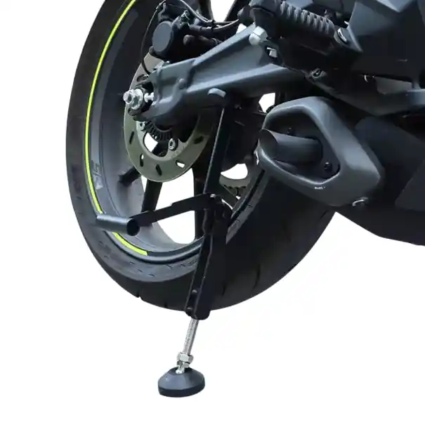 Preț mic Suport pentru motocicletă ajustabil 31–38 cm din fier cu bază antiderapantă suport stabil 193 mm pentru service și parcare
