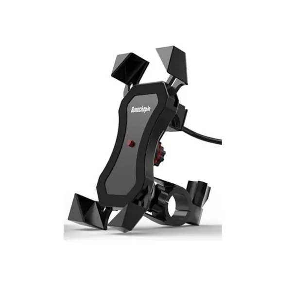 Discount Suport telefon pentru ghidon cu încărcător USB