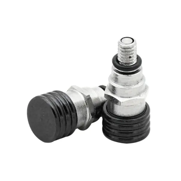Ventile de aerisire colorate pentru furcă M4x0.7 pentru motociclete, universale, CNC, aluminiu, oțel inoxidabil, pereche, accesorii Mai ieftin