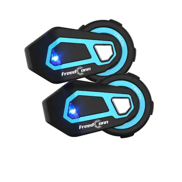 Preț mic Set de 2 interfoane T-MAX PRO Bluetooth 5.0 Qualcomm 570mAh Autonomie baterie 17 ore Difuzoare HIFI IP65 Dispozitive multiple Design aerodinamic