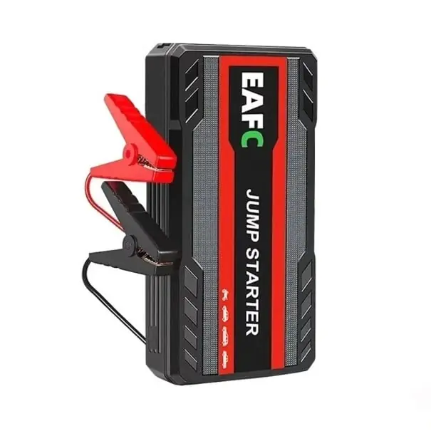 Powerbankă de pornire EAFC 600A 12 V Powerbankă cu lanternă LED ieșire USB 5V/2A Starter compact pentru mașină, SUV și motocicletă Mai ieftin