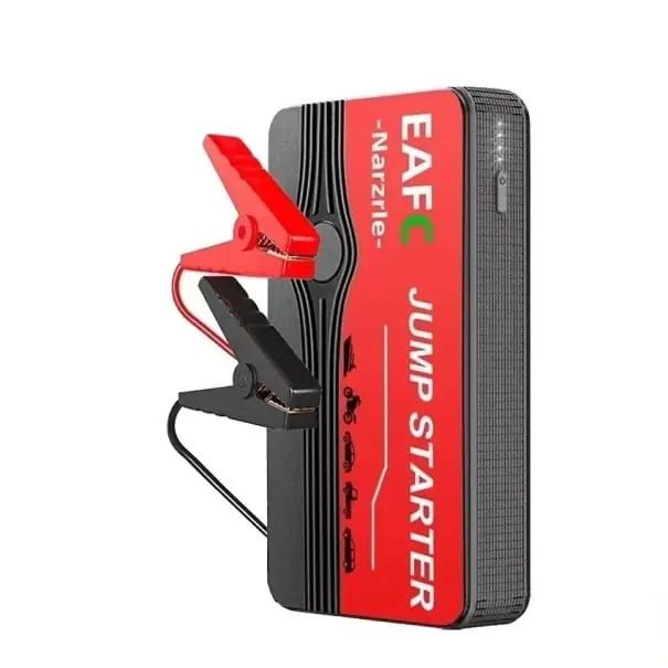 Powerbankă de pornire EAFC 600A 12 V Starter portabil pentru motoare pe benzină și motorină Powerbankă cu LED și ieșire USB 5V/2A Super ofertă