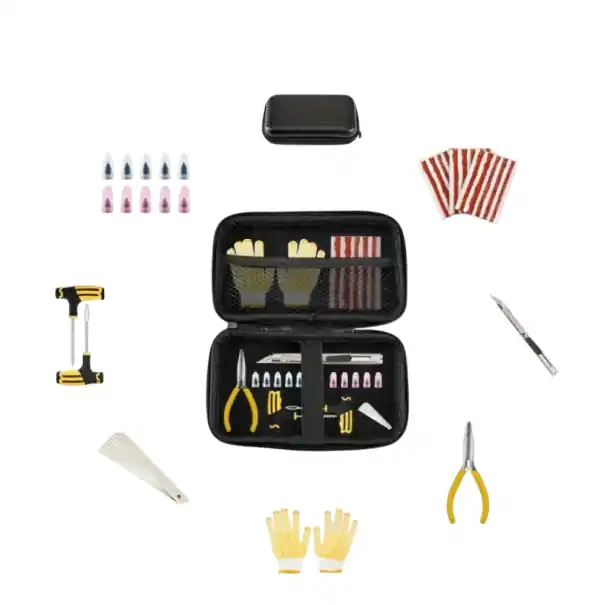 Set de reparare a anvelopelor fără cameră 42 de piese Auto Moto Camion Unelte profesionale Benzi de cauciuc portabile Repararea defectelor Retur gratuit