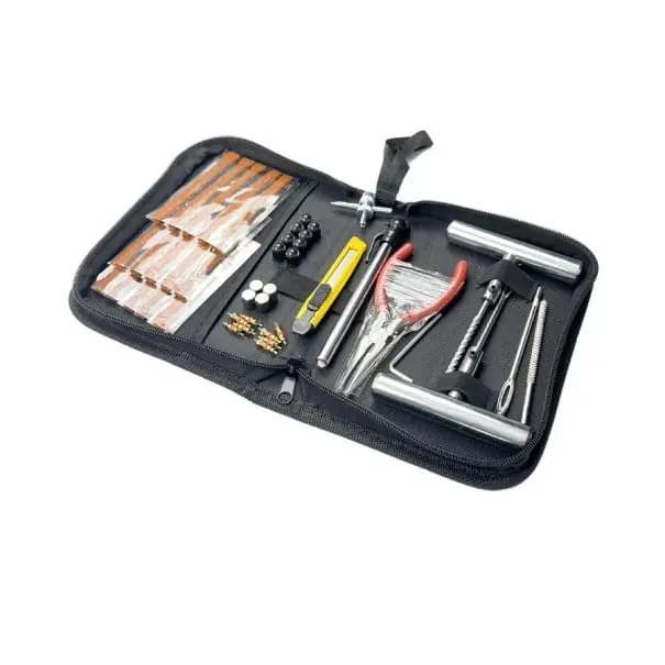 Cumpărături sigure Set de reparare a pneurilor 45 pcs Auto Moto Bicicletă Unelte profesionale pentru repararea defecțiunilor Serviciu de pneuri Garaj Accesorii auto portabile