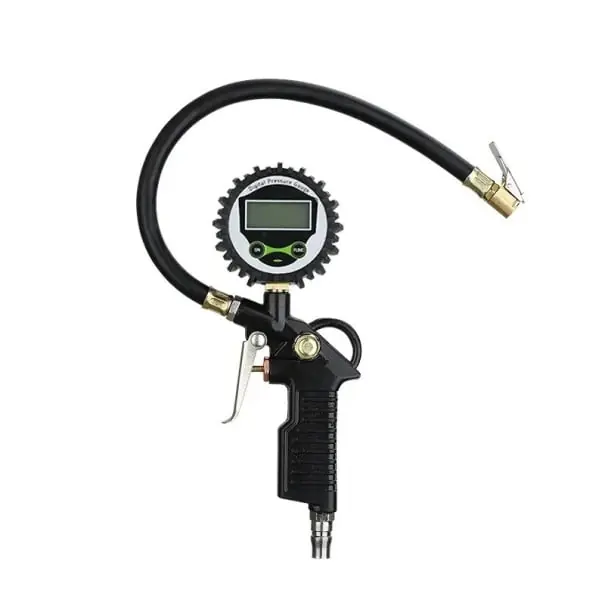 Preț promoțional Tester digital de presiune a anvelopelor cu afișaj LCD și iluminare de fundal, manometru precis de 200 PSI pentru mașini și motociclete, manometru cu iluminare