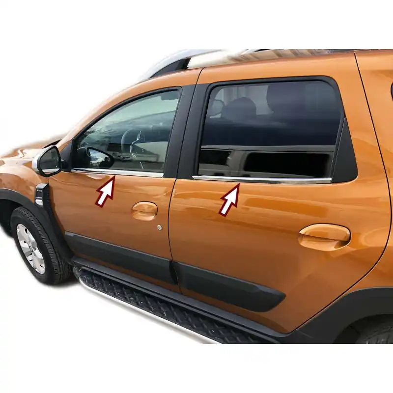 Set ornamente crom - perie geam DACIA Duster II 2017-prezent - CROM4080 Bestseller