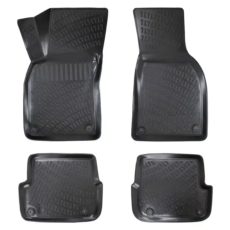 Calitate înaltă Covorase auto AUDI A6 C6 2004-2011 (4 bucati) - TPE - tip tavita - UMBRELLA