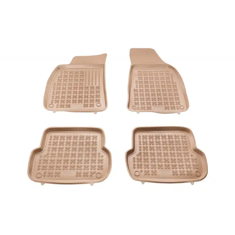 Reducere extra Covorase auto AUDI A4 B6 2000-2006 - TPE - tip tavita - bej - REZAW PLAST