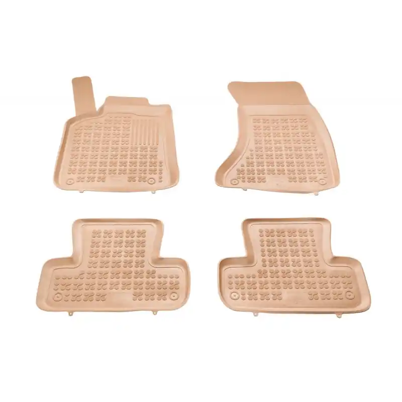 Ofertă limitată Covorase auto AUDI Q5 I 2008-2017 - TPE - tip tavita - bej - REZAW PLAST