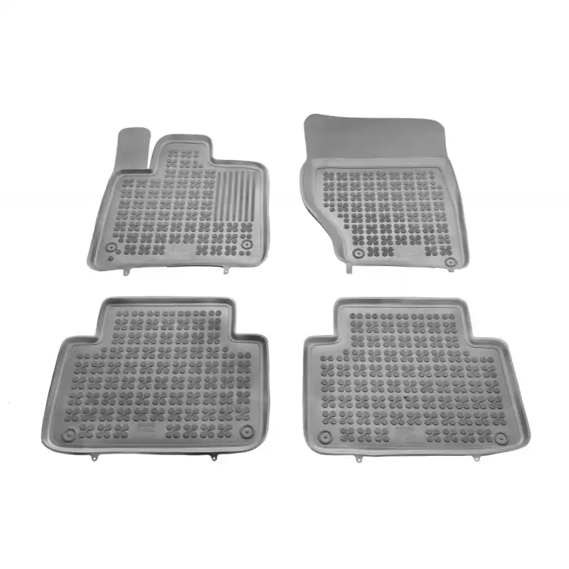 Calitate înaltă Covorase auto AUDI Q7 I 2005-2015 - TPE - tip tavita - gri - REZAW PLAST