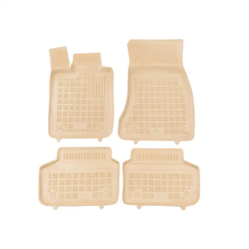 Cel mai bun preț Covorase auto BMW Seria 7 G11 2015-2022 (varianta scurta) - TPE - tip tavita - bej - REZAW PLAST